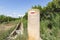 Roman milestone marking the Via Augusta