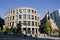 Roman and modern architecture at Vancouver Public Library BC