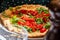 Roman Pizza, Tomatoes, Rugola