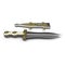 Roman Pugio Dagger with Sheath on white. 3D illustration