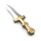 Roman Pugio Dagger on white. 3D illustration