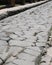 A Roman road within the ruins of Pompeii Italy