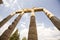 Roman ruins of ancient Heliopolis. Baalbek, Bekaa Valley, Lebanon.