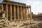 Roman ruins of ancient Heliopolis. Baalbek, Bekaa Valley, Lebanon