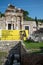 Roman ruins in Brescia. Vittoria Alata 2020 event