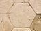 Roman ruins detail hexagon