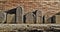 Roman ruins funerary estels