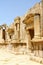 Roman ruins of the north theater in Jerash, Jordan