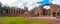 Roman ruins panoramic Grandi Terme area in Villa Adriana or Hadrians Villa archaeological site of UNESCO in Tivoli -