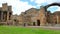 Roman ruins panoramic Grandi Terme area in Villa Adriana or Hadrians Villa archaeological site of UNESCO in Tivoli -