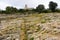 A roman ruins and romanesque church of Sant Miquel de Olerdola, Barcelona province, Catalonia, Spain