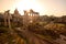 Roman ruins in Rome, Capital city of Italy