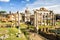 Roman ruins in Rome, Italy