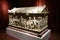 Roman sarcophagus with trials of Hercules