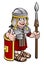 Roman Soldier Cartoon Character