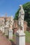 Roman statues in Forum Romanum. Rome. Italy