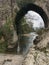 Roman stone bridge over the Sella river in Cangas de Onis, the Puenton