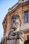 Roman style statue at Sheldonian Theatre Oxford Oxfordshire South East England UK