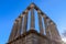 The Roman Temple of Evora Templo romano de Ã‰vora famous historical landmark in Alentejo, Portugal