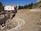 The Roman Theatre by the Alcazaba of Malaga in Andalucia Spain