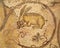 Roman tiles picture of a rabbit