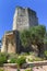 Roman tower in Nimes, Provence, France