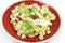 Romanescu and pasta meal