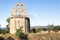 Romanesque chapel and moon