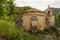 Romanesque church of Escanduso. The smallest Romanesque church in Spain. Burgos, Castilla y Leon, Spain