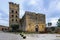 Romanesque church in Sant Miquel de Fluvia, Spain