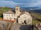 Romanesque parish church of Coscogna located on the historic Romea Nonantolana pilgrim route