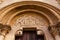 Romanesque style door of San Isidoro Collegiate in leon