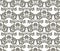 Romanesque stylized ornament pattern