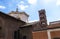 The Romanesque Tower of the Church of Santa Maria Cosmodin in Rome Italy