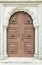 Romanesque wooden door