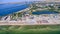 Romania - Black Sea view from drone, Eforie beach