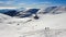 Romania, Bucegi Mountains, Ialomita Valley, hikers descend to Pestera.