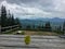 Romania, Ceahlau Mountains, Viewpoint from Fantanele Chalet.