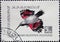 Romania - Circa 1959: a postage stamp printed in the Romania showing a songbird: Wallcreeper Tichodroma muraria