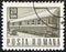 ROMANIA - CIRCA 1967: A stamp printed in Romania shows a Railway traveling post office coach, circa 1967.
