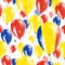 Romania Independence Day Seamless Pattern.