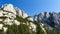 Romania, Piatra Craiului Mountains, Viewpoint from Sperantelor Refuge.