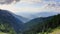 Romania, Rodnei Mountain, Viewpoint from Stiol Meadow.