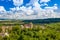 Romania summer landscape at Viscri Fortified Church in  Transylvania