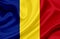 Romania waving flag