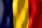 Romania - waving flag - 3D illustration