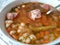 Romanian Bean Soup with Smoked Pork Meat