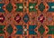 Romanian folk seamless pattern ornaments. Romanian traditional embroidery. Ethnic texture design. Traditional carpet design. Carpe