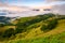 Romanian landscape in Transylvania , Carpathian mountains