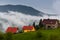 Romanian mountain village